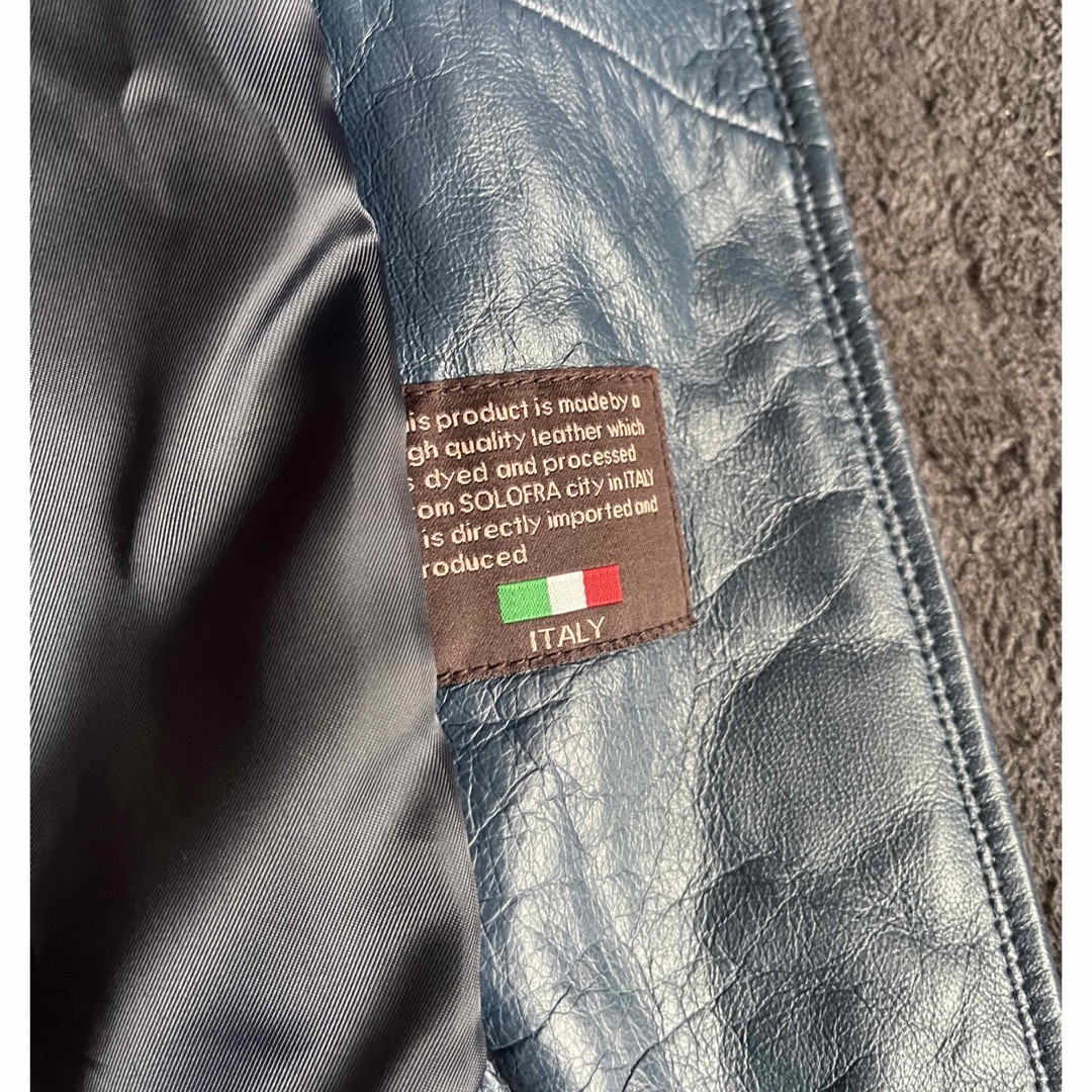 fabric made italy  羊革ライダース レディースのジャケット/アウター(ライダースジャケット)の商品写真