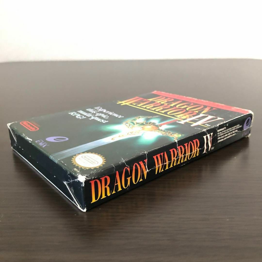 NES ドラゴンクエスト4 箱・マップ付き  DRAGON WARRIOR Ⅳ