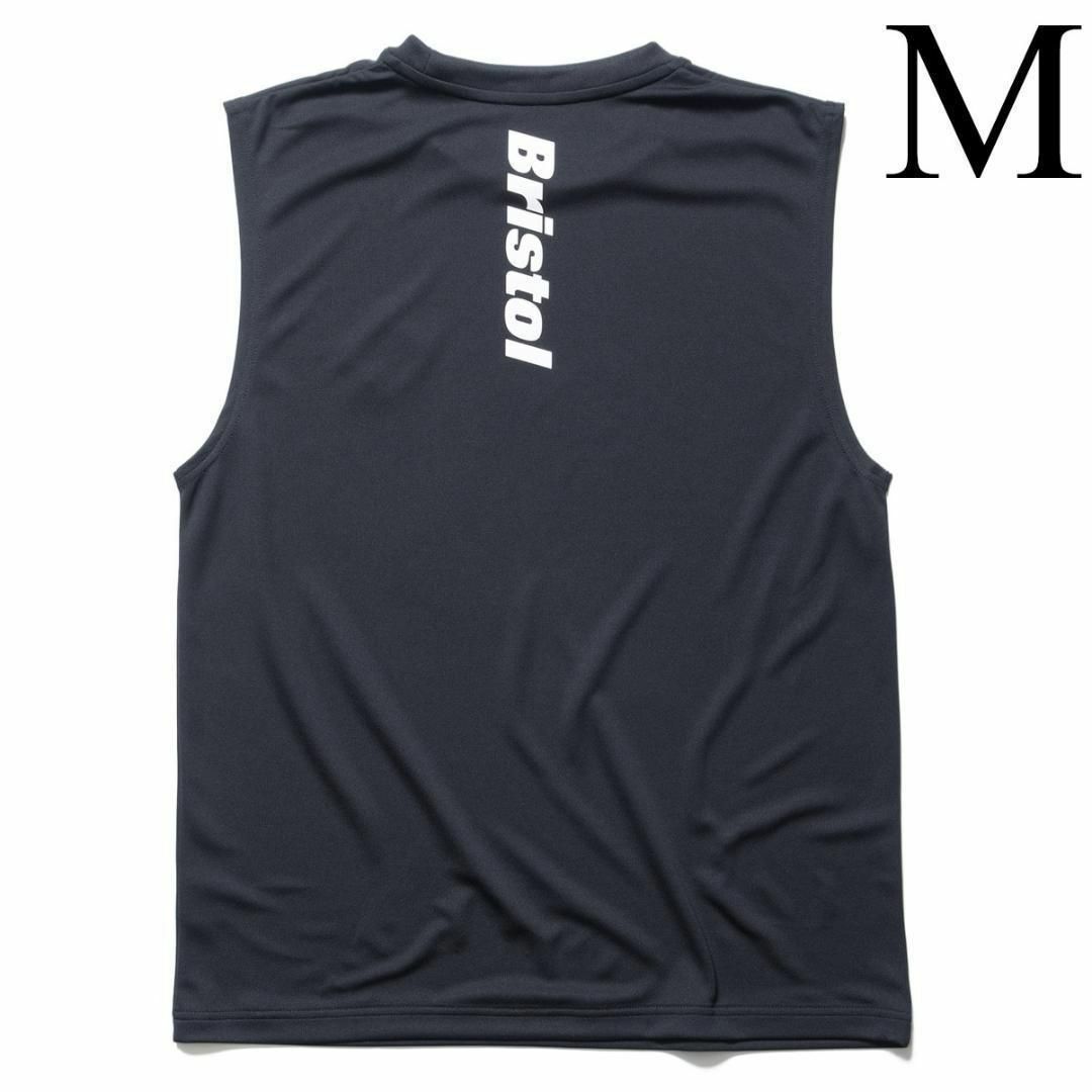 M FCRB 23AW NO SLEEVE TRAINING TOP BLACK-