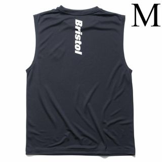 エフシーアールビー(F.C.R.B.)のM　FCRB NO SLEEVE TRAINING TOP ノースリーブ　黒(タンクトップ)