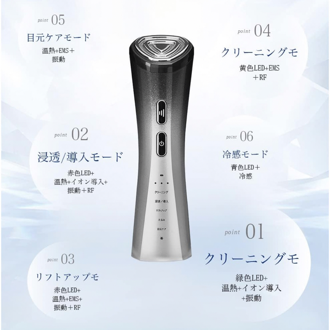 美顔器 美容器 自宅用美顔器 RF美顔器 イオン導出 イオン導入 人気 美容