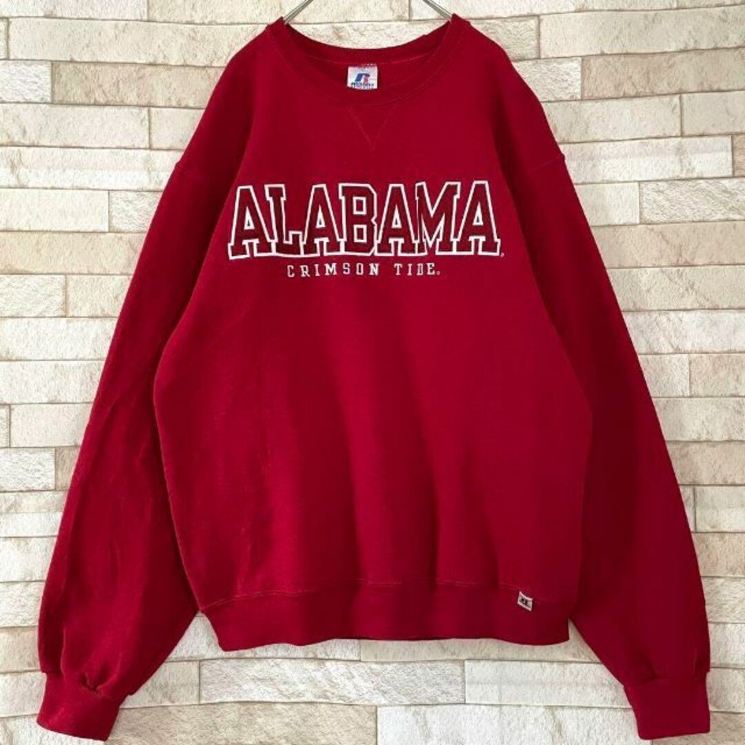 Russell Athletic - ラッセル スウェット トレーナー 刺繍ロゴ ALABAMA