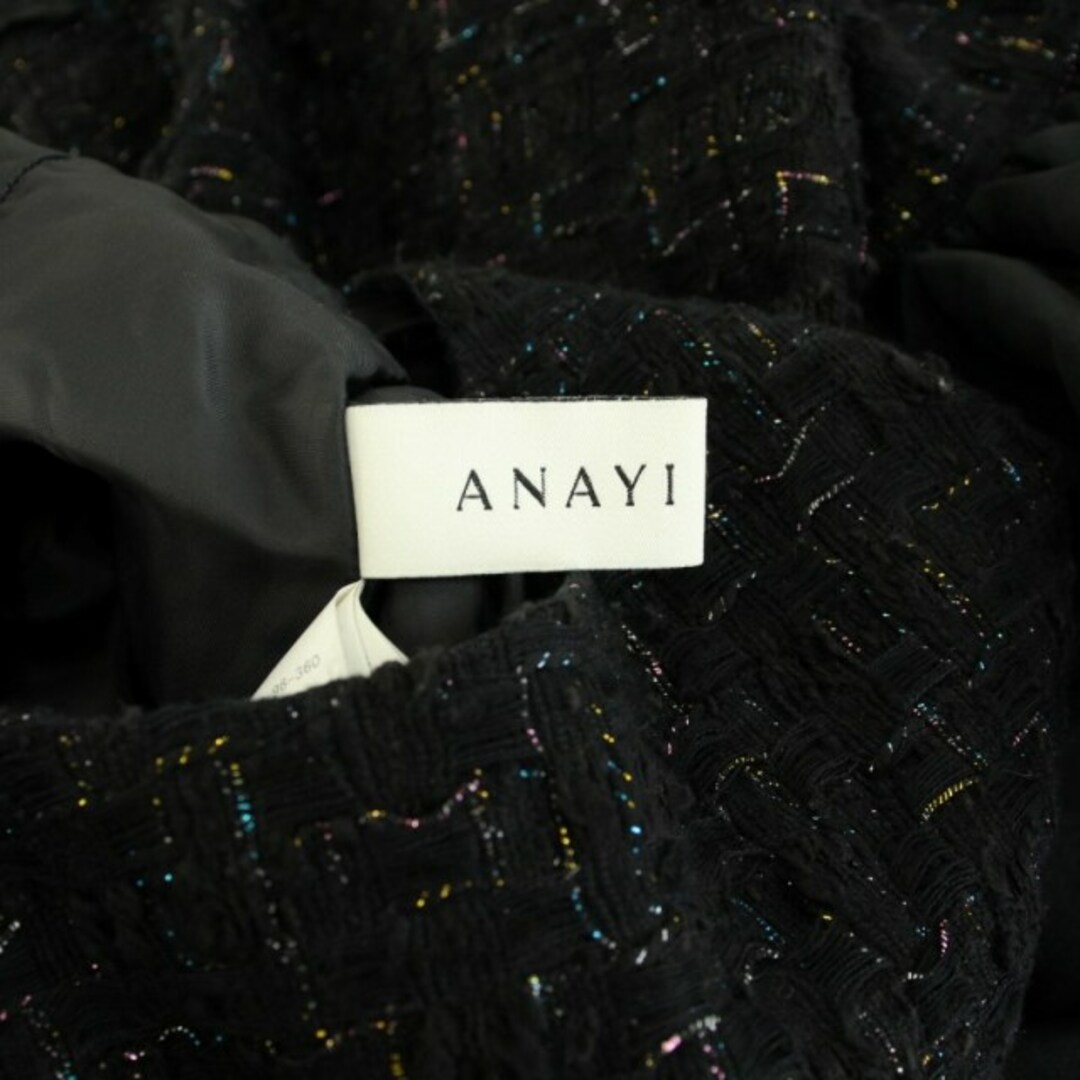 ANAYI - アナイ ラメツイードティアードワンピース ロング