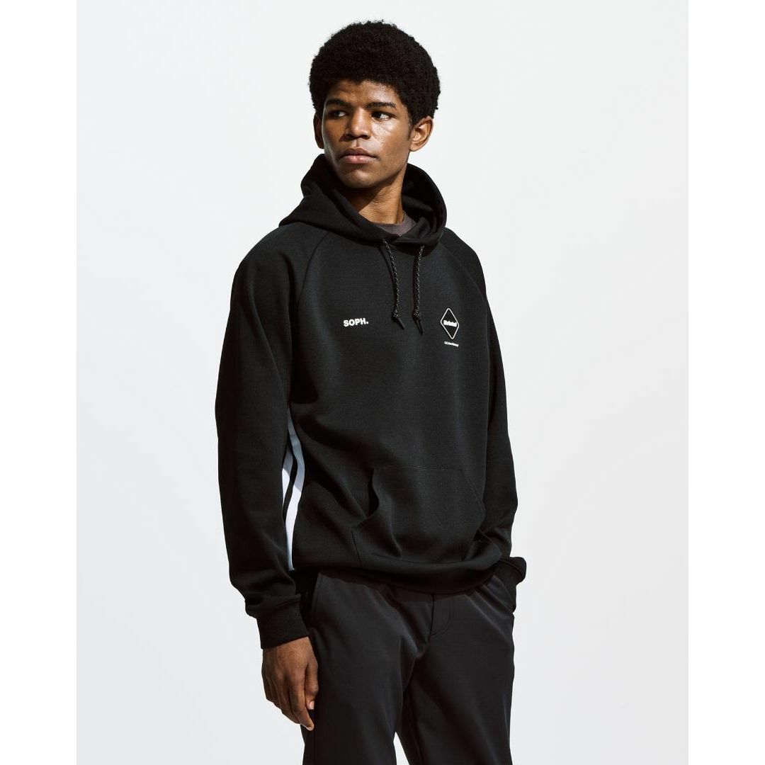 M FCRB 23AW TRAINING TRACK HOODIE 黒 - パーカー