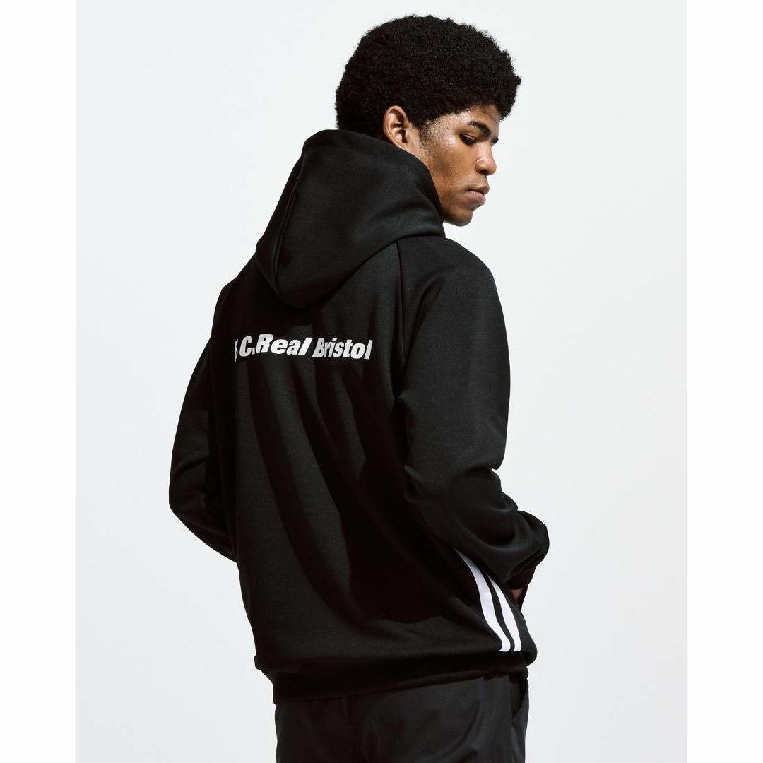 M FCRB 23AW TRAINING TRACK HOODIE 黒 - パーカー