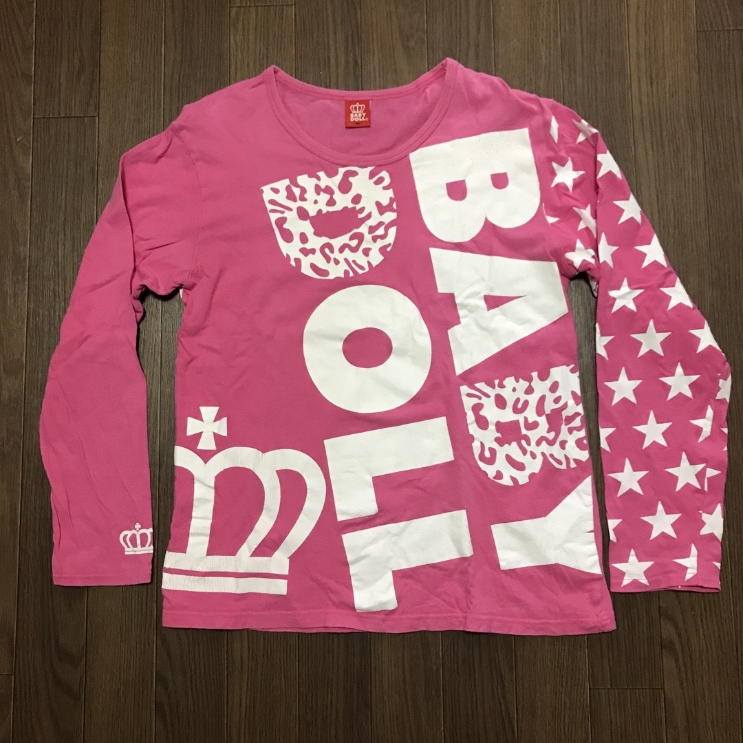 BABYDOLL(ベビードール)のベビードール　ロゴプリントロンＴ レディースのトップス(Tシャツ(長袖/七分))の商品写真