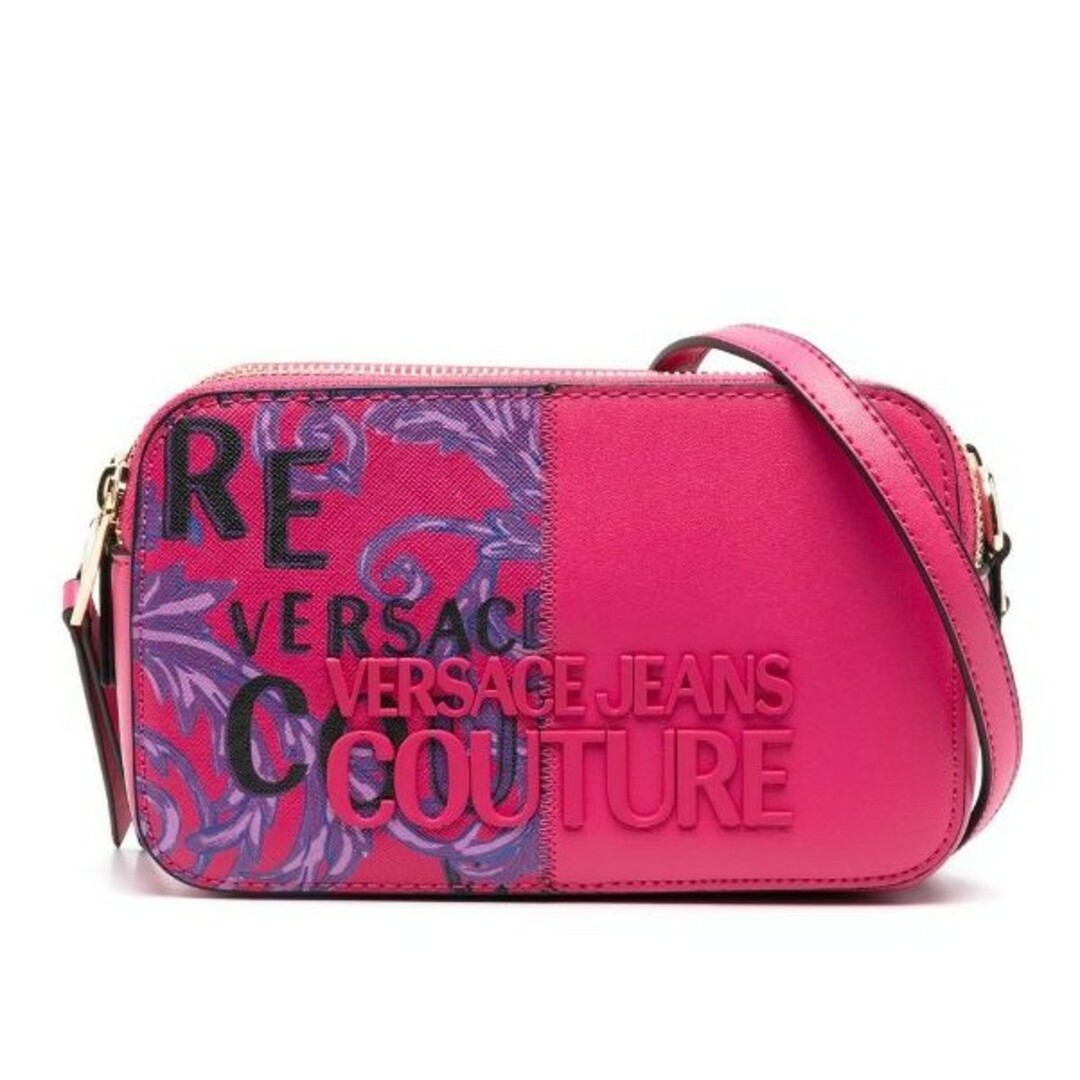 バッグVERSACE JEANS COUTURE ショルダーバッグ ピンク バロック