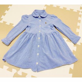 ポロラルフローレン(POLO RALPH LAUREN)の【80cmベビー服】ラルフローレン｜長袖ワンピース｜Ralph Lauren(ワンピース)