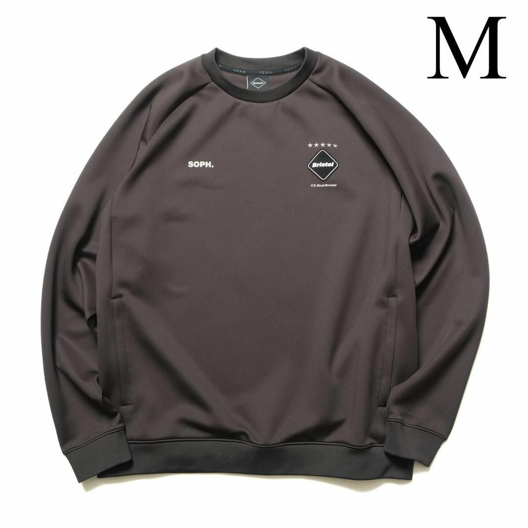 M　FCRB PDK CREWNECK TOP クルーネック スウェット　茶色