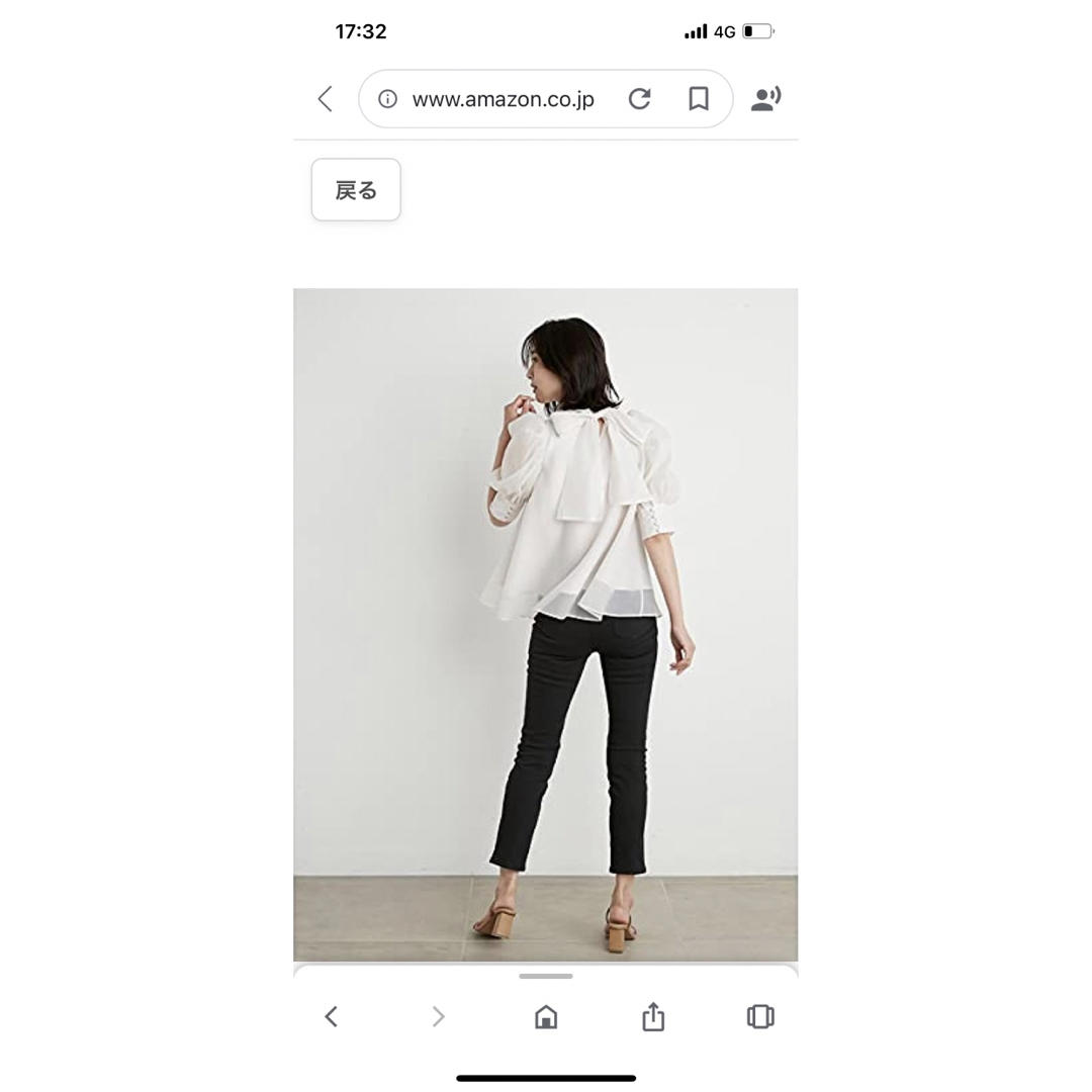 戸田恵梨香さん着用ブラウス