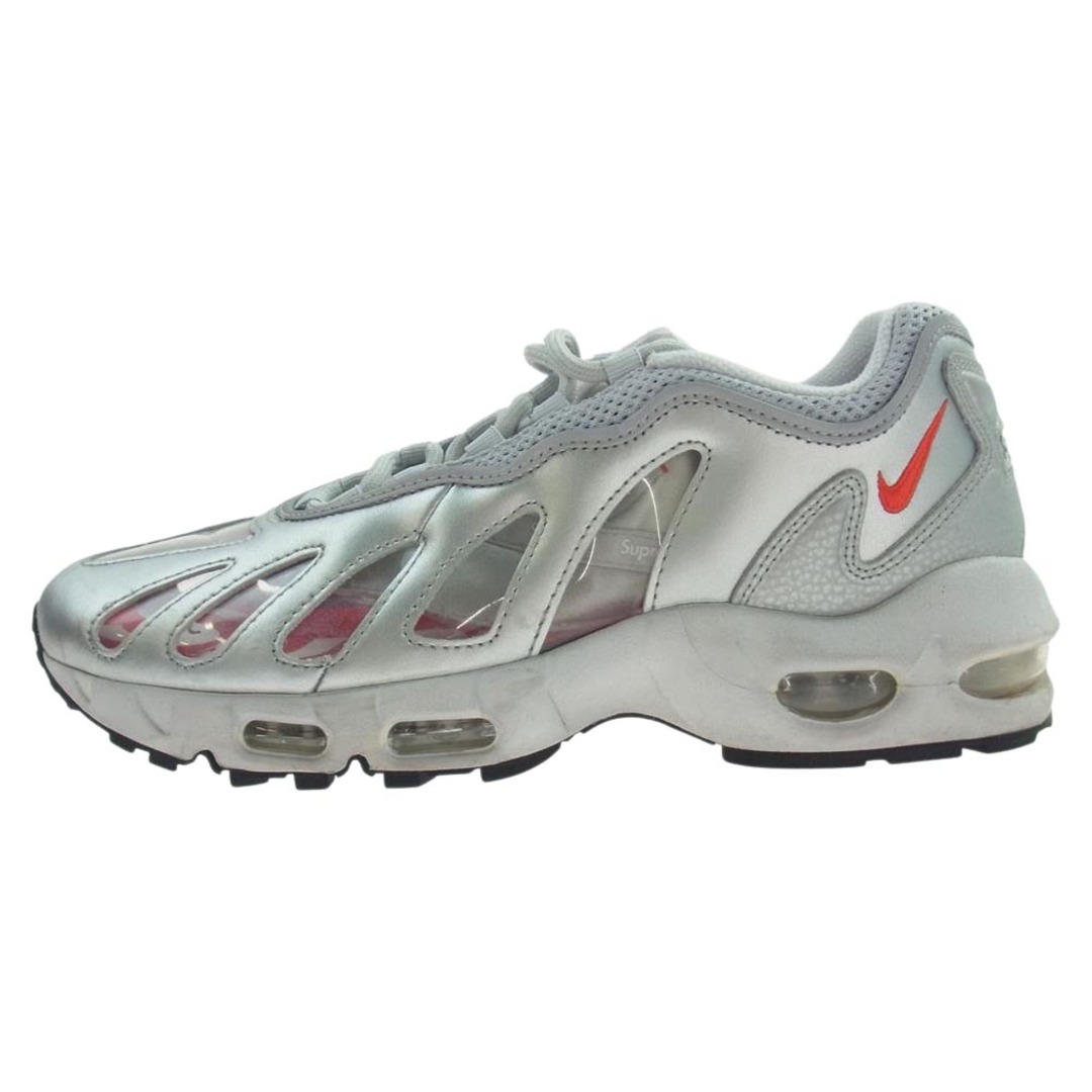 Supreme(シュプリーム)のSupreme シュプリーム スニーカー 21SS CV7652-001 × NIKE ナイキ Air Max 96 エアマックス シルバー ローカット スニーカー シルバー系 27cm【中古】 メンズの靴/シューズ(スニーカー)の商品写真