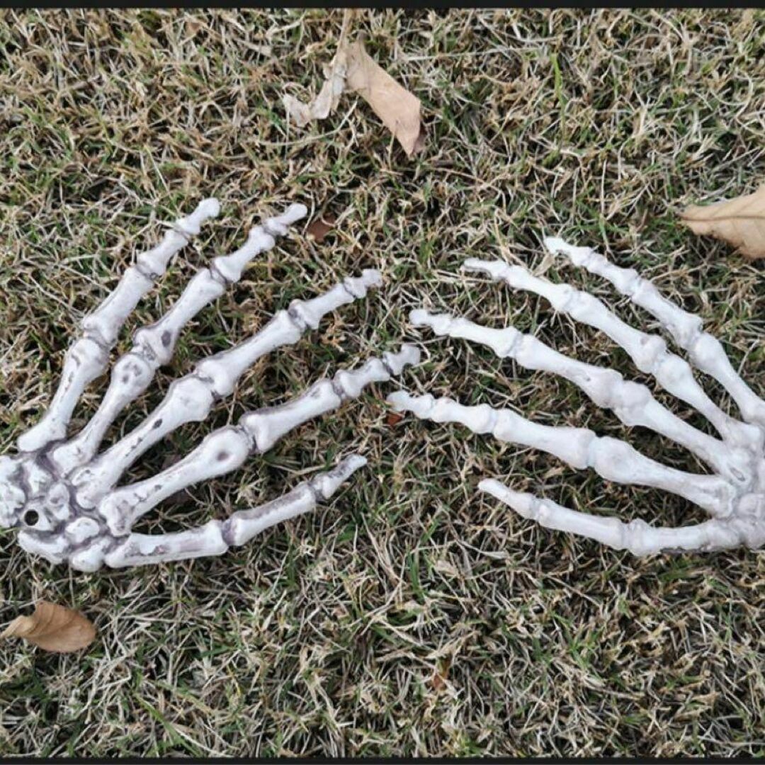 ハロウィン ガイコツ 骨 手 パーティー グッズ ゴーストハンド ペアの通販 by 大ちゃん ハロウィン ガイコツ 骨 手 パーティー グッズ ゴーストハンド ペア