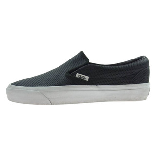 ヴァンズ(VANS)のVANS バンズ スニーカー VN-0XG8DJ6 CLASSIC SLIP-ON Perf Leather クラシック スリッポン スニーカー ブラック系 24.5cm【中古】(スニーカー)