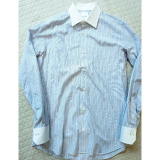 ポールスミス(Paul Smith)のPaul Smith　ポールスミス　クレリックシャツ　ストライプ　S　美品(シャツ)