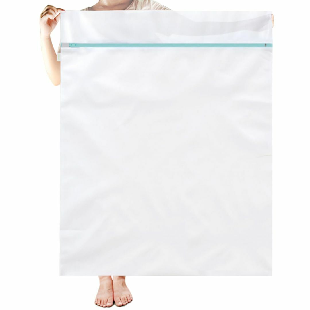 【色: ブルー】OTraki 洗濯ネット 大 ランドリーネット 洗剤ネット 毛布
