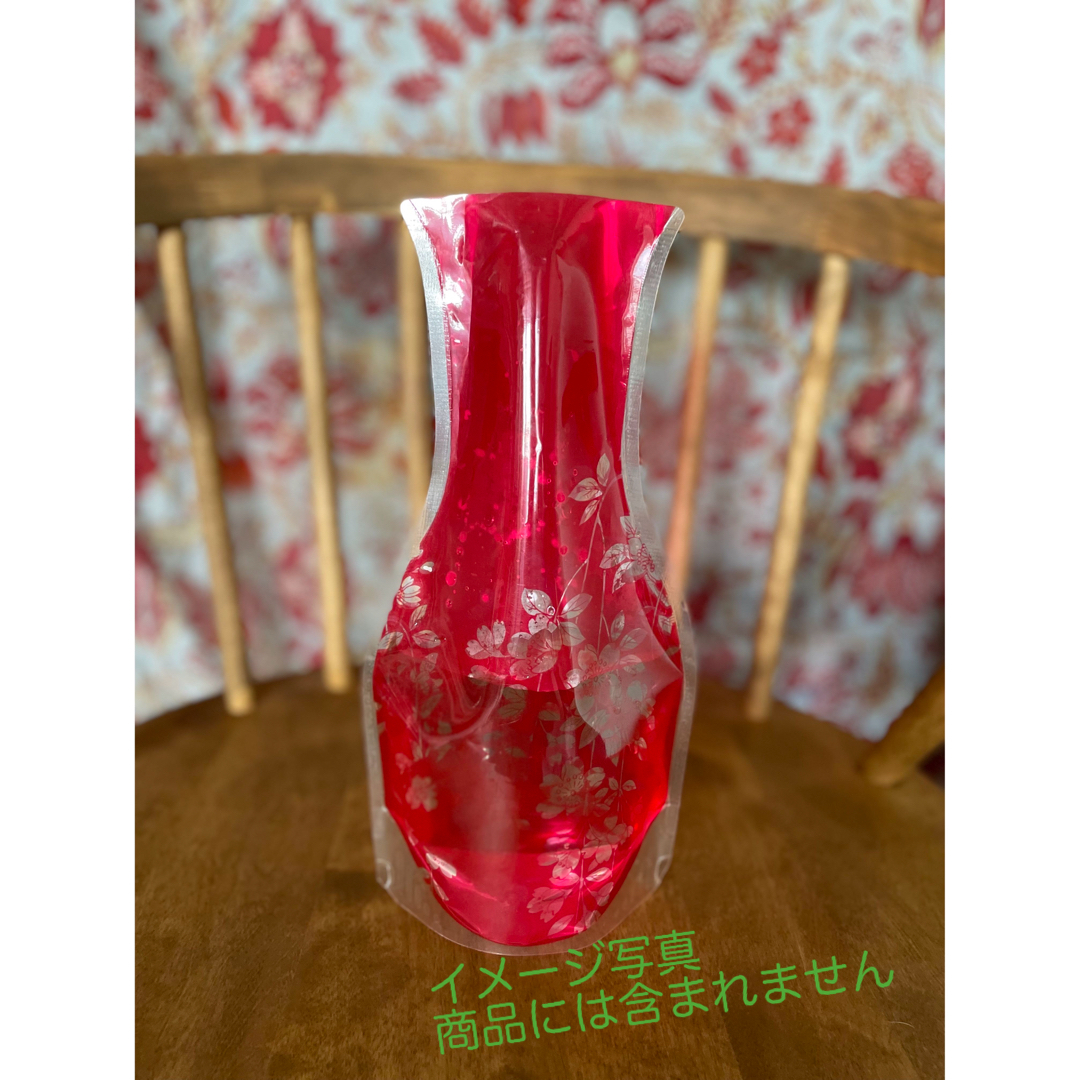 プラスチック製花器　EASY VASE BLUE&CLEAR 2個セット インテリア/住まい/日用品のインテリア小物(花瓶)の商品写真