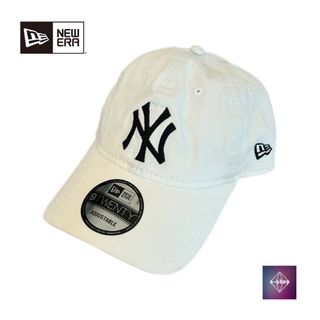 ニューエラー(NEW ERA)のNEWERA ニューエラ カジュアルクラシック NY ホワイト キャップ  帽子(キャップ)