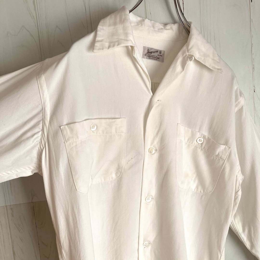 1950s Jayson ヴィンテージ rayon shirts オープンカラー 2