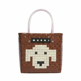 Marni - MARNI MARKET アニマルバスケット バッグ ブラウンドッグの