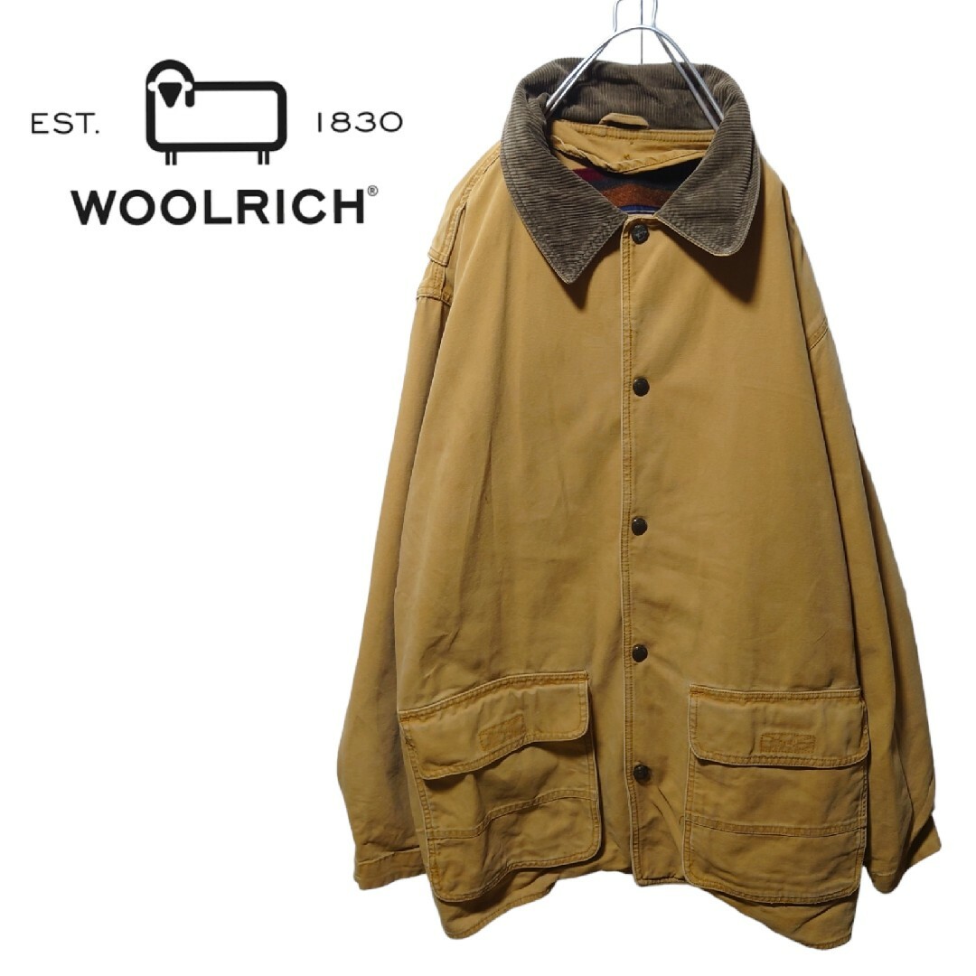 【WOOLRICH】ライナー付 コーデュロイ襟 ハンティングジャケット S117