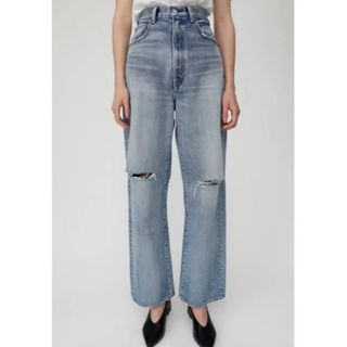 マウジー(moussy)のHW CRASH LOOSE STRAIGHT MOUSSY(デニム/ジーンズ)