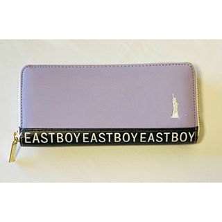 イーストボーイ(EASTBOY)の【少々難あり新品】イーストボーイ　ラウンドファスナー長財布　パープル(財布)