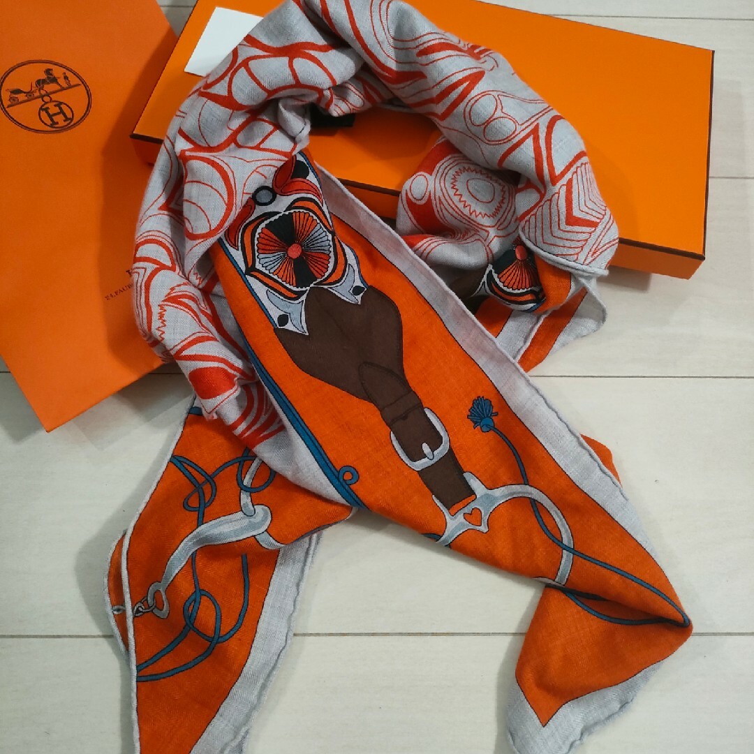 【極美品】HERMES エルメス　シルク　カレ 140　ジェアン　カシシル