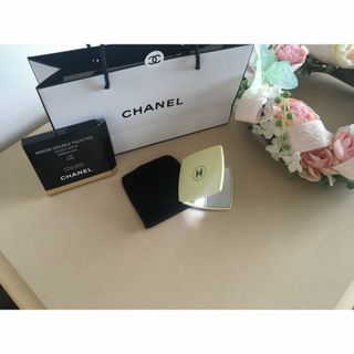 ★正規品★CHANEL★ダブルミラーコンパクト ★129 ★黄緑★送料込み