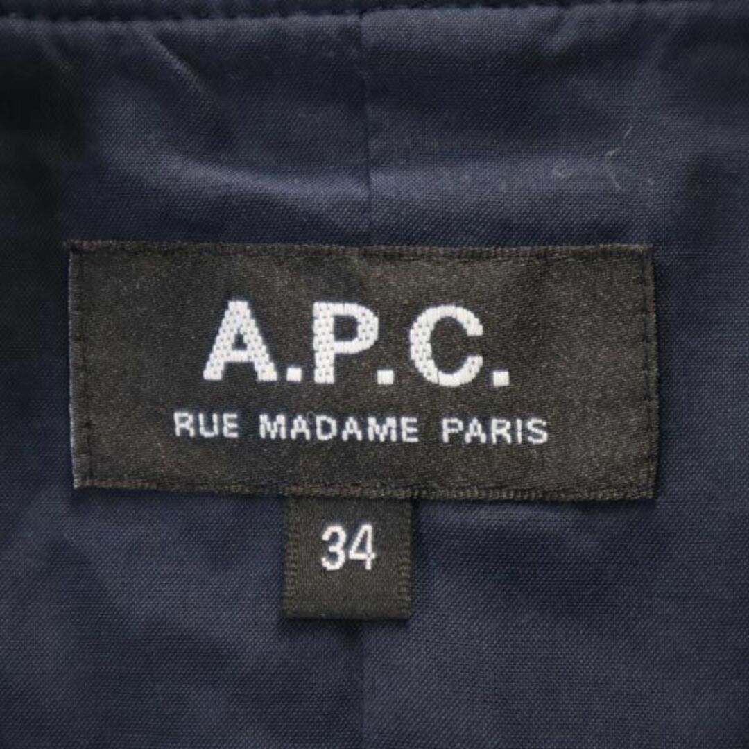 アーペーセー ブルゾン 34 ネイビー A.P.C. RUE MADAME PARIS ジャケット レディース   【230831】