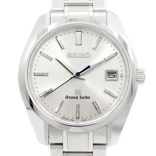 セイコー(SEIKO)の電池交換済 SEIKO セイコー Grand Seiko グランドセイコー GS ヘリテージコレクション 9F82-0AA0 SBGV005 マスターショップ限定 デイト シルバー SS ステンレス メンズ クォーツ【6ヶ月保証】【腕時計】【中古】(腕時計(アナログ))