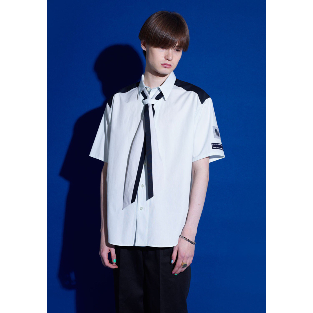 MILKBOY(ミルクボーイ)のmilkboy UNIFORM SHIRTS ネクタイ リボン シャツ ブラウス レディースのトップス(シャツ/ブラウス(半袖/袖なし))の商品写真