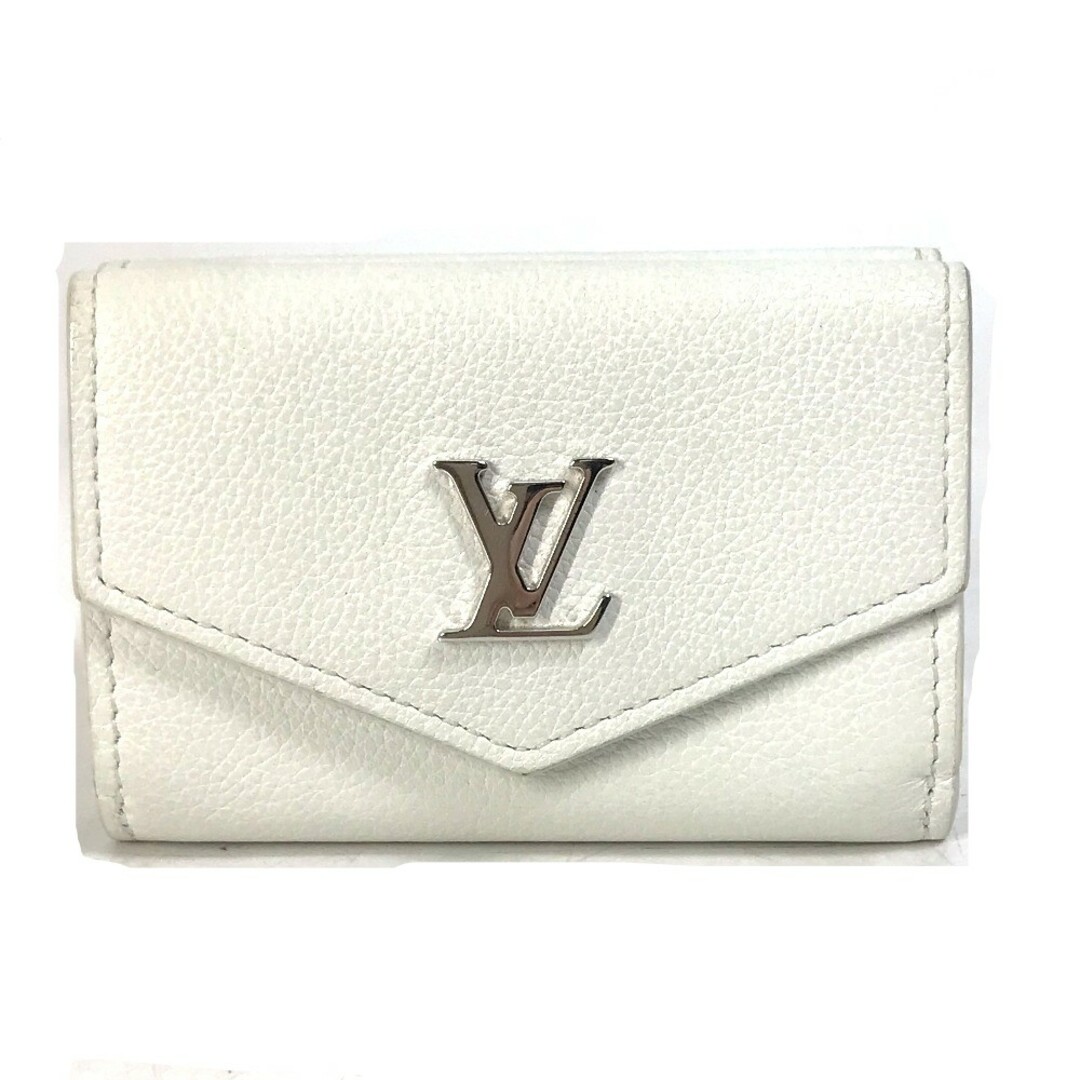 LOUIS VUITTON(ルイヴィトン)のルイヴィトン LOUIS VUITTON ロックミニ M68482 ポルトフォイユ コンパクトウォレット 3つ折り財布 レザー ホワイト レディースのファッション小物(財布)の商品写真