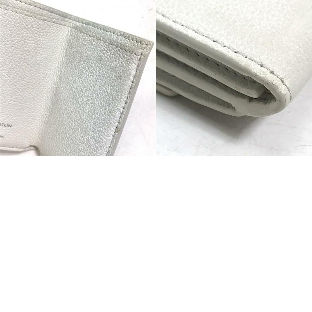 LOUIS VUITTON(ルイヴィトン)のルイヴィトン LOUIS VUITTON ロックミニ M68482 ポルトフォイユ コンパクトウォレット 3つ折り財布 レザー ホワイト レディースのファッション小物(財布)の商品写真