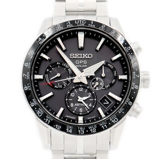 セイコー(SEIKO)のほぼ新品 SEIKO セイコー アストロン GPS クロノグラフ SBXC003 5X53-0AB0 デイト グレー セラミック チタン メンズ ソーラー電波 クォーツ【6ヶ月保証】【腕時計】【中古】(腕時計(アナログ))