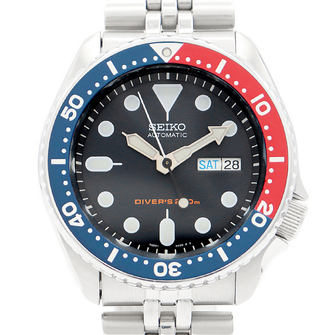 SEIKO セイコー スキューバ ダイバーズ200 SKX009K1 7S26-0020 200m防水 デイデイト 紺 ネイビー SS ステンレス メンズ 自動巻き【6ヶ月保証】【腕時計】未使用展示品