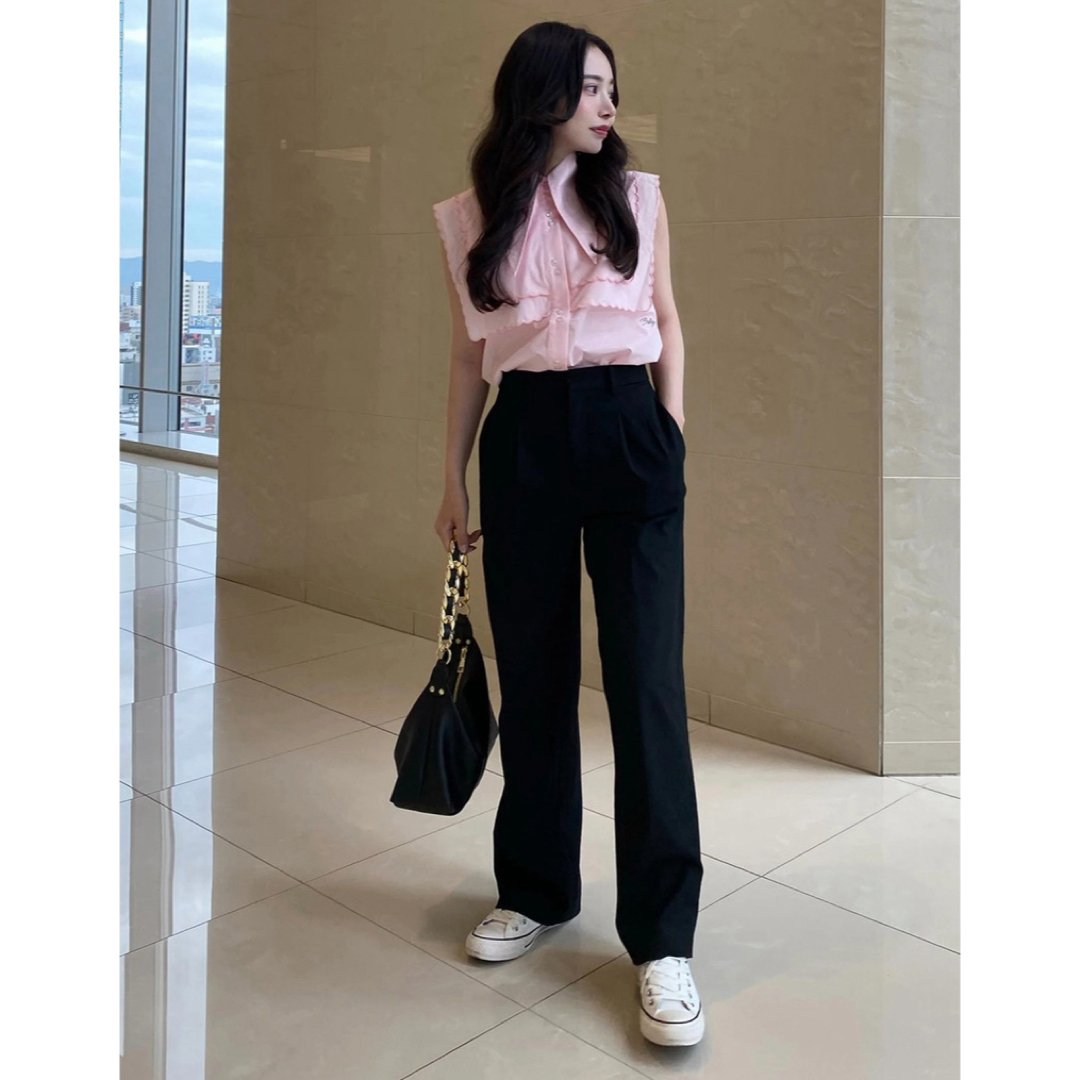 Bibiy. MELINDA SAILOR BLOUSE PINK