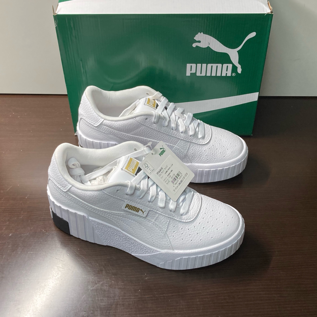 PUMA - 【新品24cm】プーマ CALI WEDGE ホワイト/ブラック 厚底の通販 ...