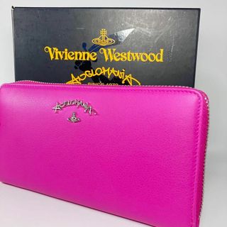 ヴィヴィアンウエストウッド(Vivienne Westwood)のヴィヴィアンウエストウッドアングロマニア ピンク 長財布(財布)