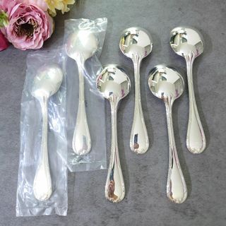 希少 美品 クリストフル リュバン 未開封含む コンソメスプーン 6点 ...