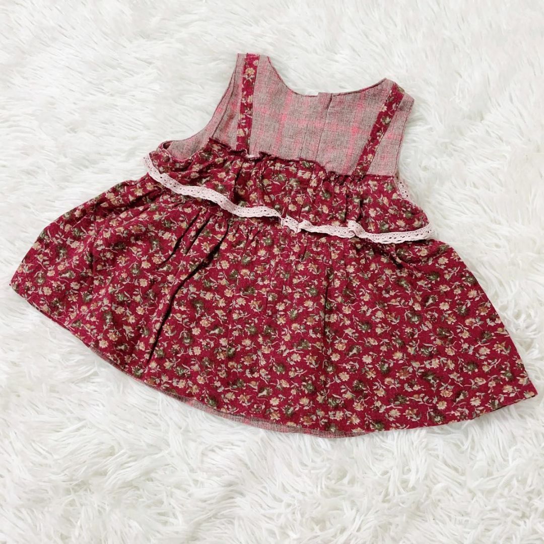 Souris(スーリー)のsouris ミルキースーツ 90 スーリー ワンピース 花柄 子供服 キッズ/ベビー/マタニティのキッズ服女の子用(90cm~)(ワンピース)の商品写真