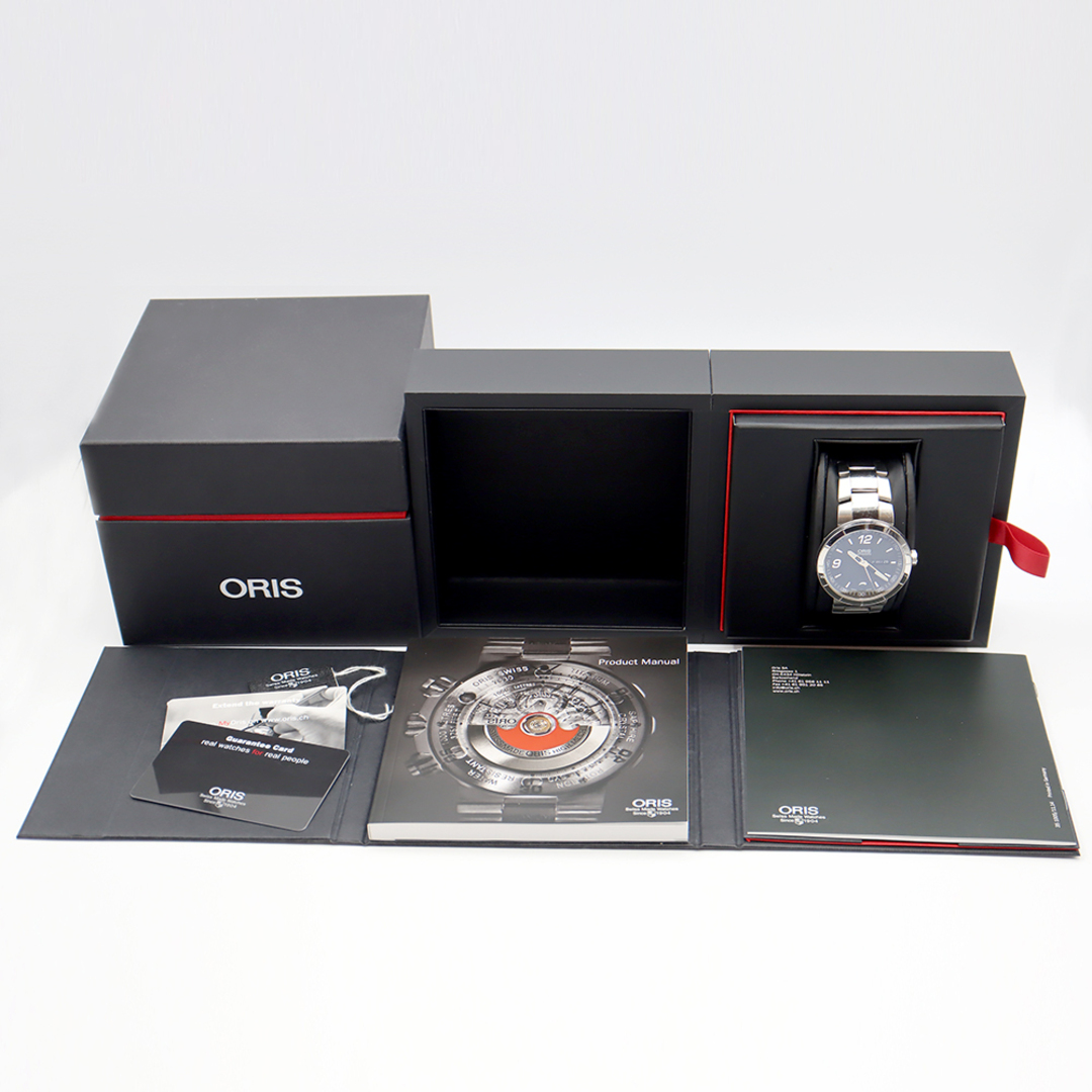 ORIS オリス TT1 デイデイト 01 735 7651 4163-07 8 25 10 裏スケルトン 100m防水 グレー SS ステンレス メンズ 自動巻き【6ヶ月保証】【腕時計】