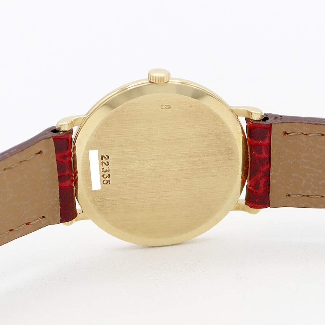 PIAGET(ピアジェ)のPIAGET ピアジェ 22335 ダイヤベゼル ゴールド K18YG イエローゴールド レディース 手巻き【6ヶ月保証】【腕時計】【中古】 レディースのファッション小物(腕時計)の商品写真