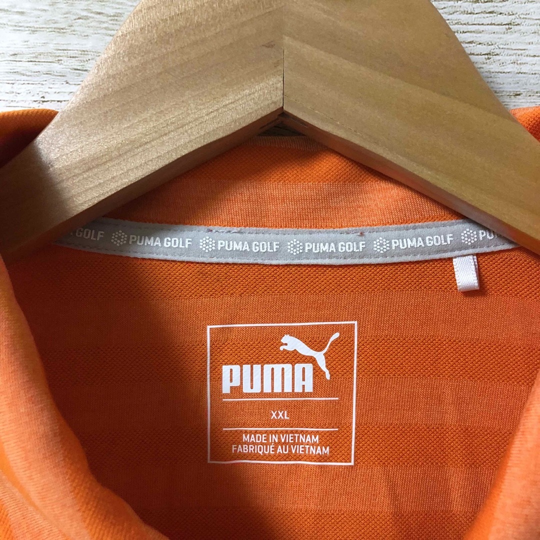 PUMA(プーマ)のPUMAGOLF プーマゴルフ　ゴルフウェア　半袖 ポロシャツ　2XLサイズ スポーツ/アウトドアのゴルフ(ウエア)の商品写真