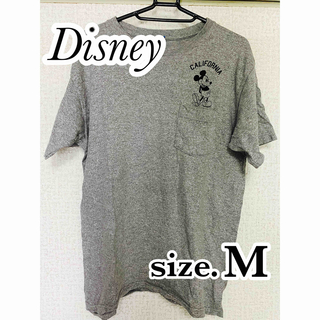 ディズニー(Disney)の【希少】ディズニー　Tシャツ　メンズ M ミッキー(Tシャツ/カットソー(半袖/袖なし))