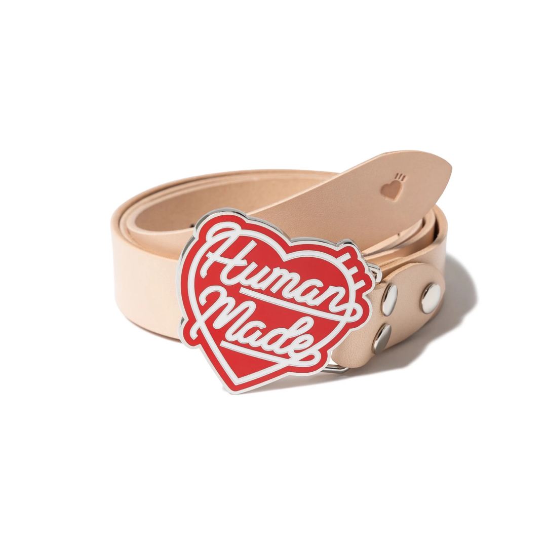 HUMAN MADE HEART LEATHER BELT  M