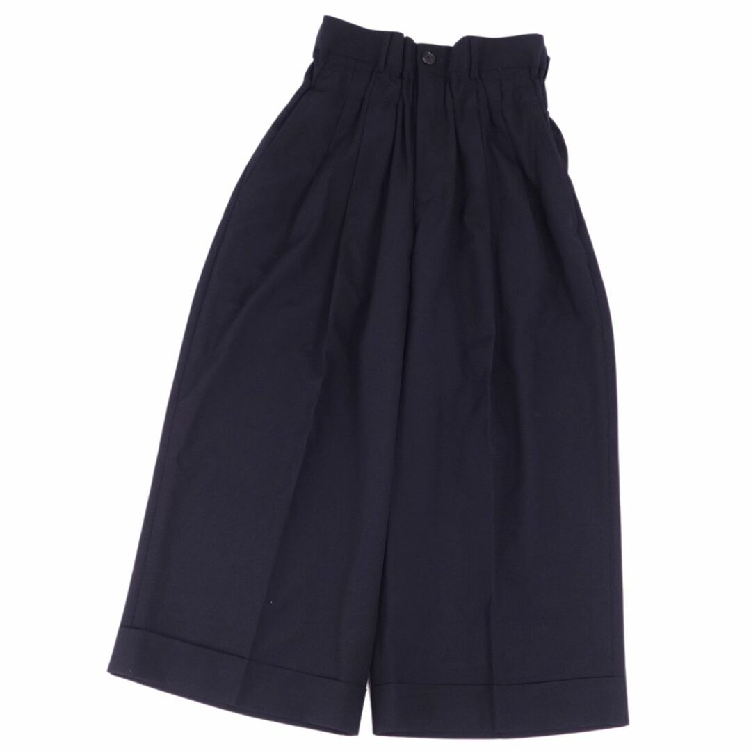 美品 コムデギャルソン COMME des GARCONS パンツ ワイドパンツ ロングパンツ 無地 ウール ボトムス レディース XS ブラック 美品 コムデギャルソン COMME des GARCONS パンツ ワイドパンツ ロングパンツ 無地 ウール ボトムス レディース XS ブラック