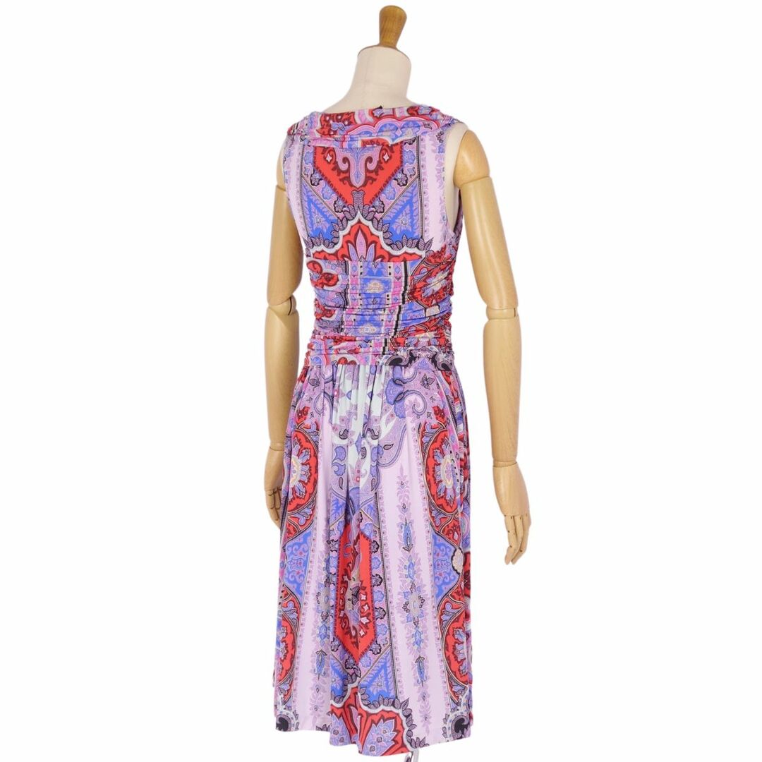 美品 エトロ ETRO ワンピース ドレス ノースリーブ 総柄 美品 エトロ ETRO ワンピース ドレス ノースリーブ 総柄