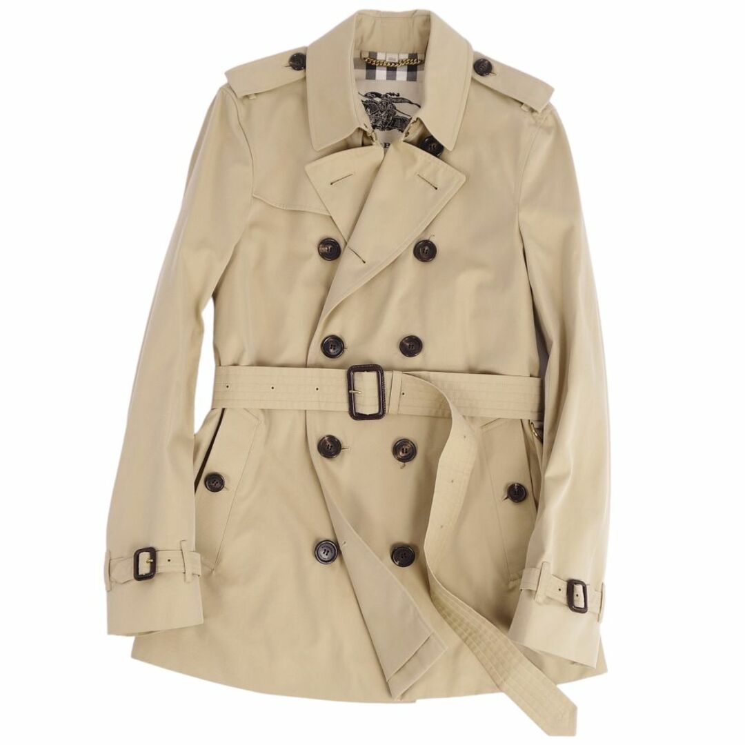 極美品 バーバリー BURBERRY コート THE CHELSEA チェルシー トレンチコート コットン100％ アウター メンズ イングランド製  48(M相当) ベージュ | フリマアプリ ラクマ