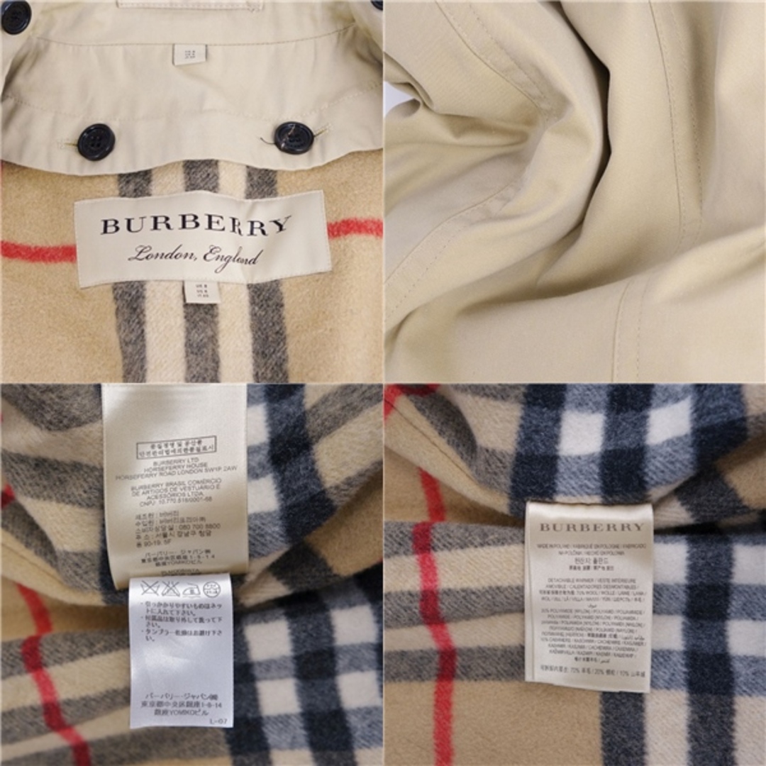 新品☆ LONDON BURBERRY サイズ UK8 ブラック-