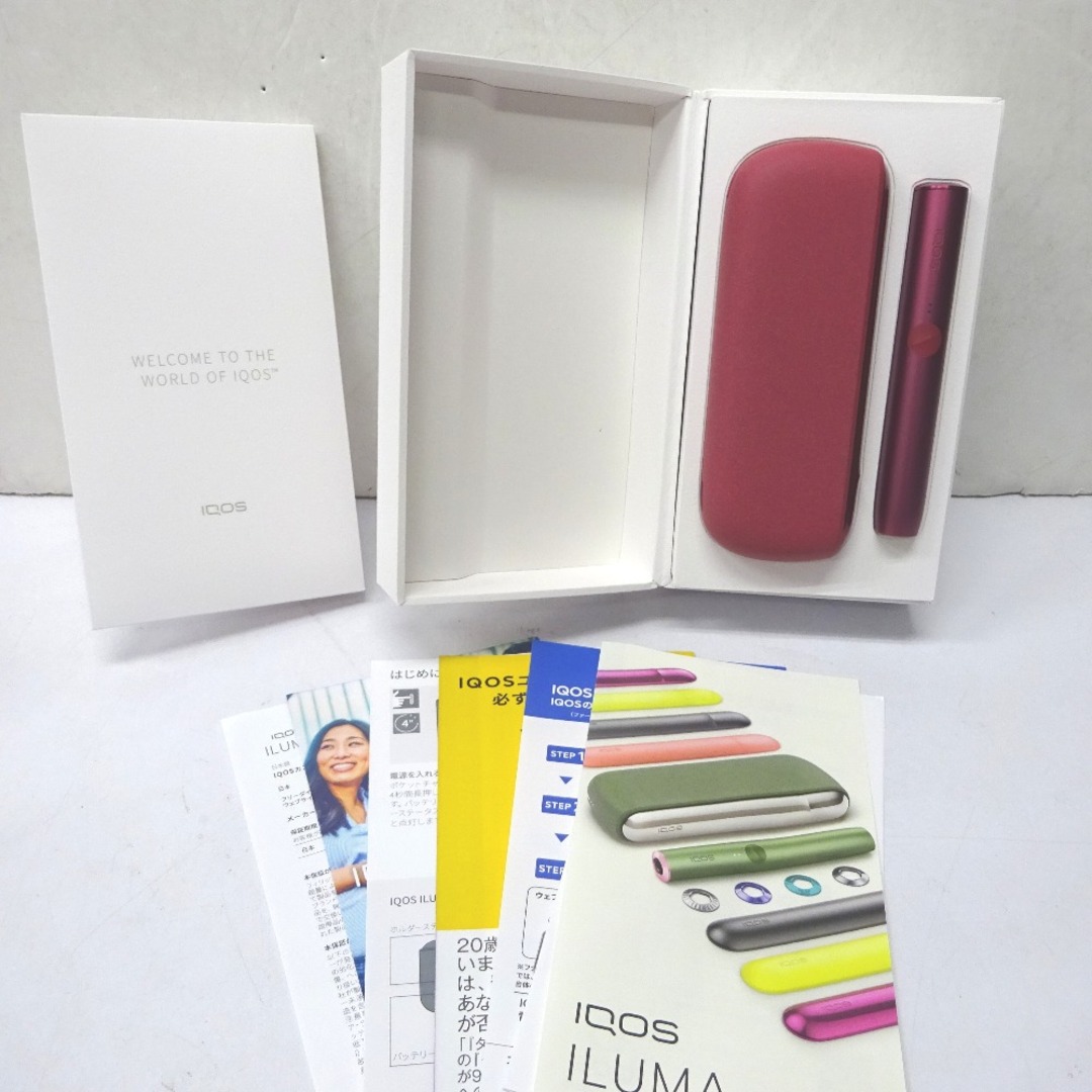 Philip Morris(フィリップモリス)のフィリップモリス 電子タバコ
 iQOS ILUMA アイコス イルマ サンセットレッド Ft591011 中古 メンズのファッション小物(タバコグッズ)の商品写真